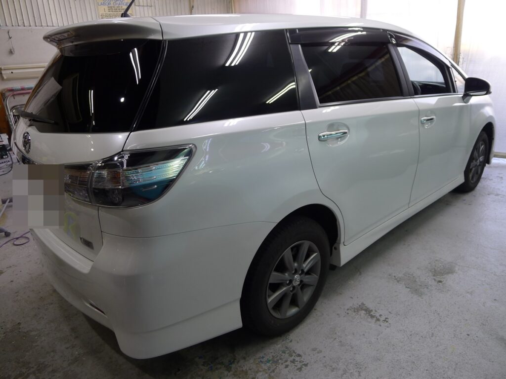 ウィッシュ　カーフィルム施工後
UVカット